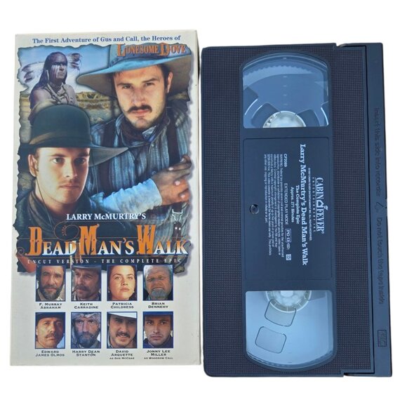 Larry McMurtrys Dead Mans Walk VHS The Complete Epic Uncut Version 1997 - Picture 10 of 10